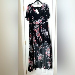 Torrid size 16, vacation romper dress